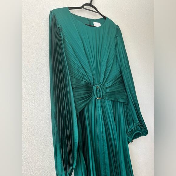 ACLER NORSEMAN MIDI DRESS MYRTLE GREEN - Picture 13 of 14